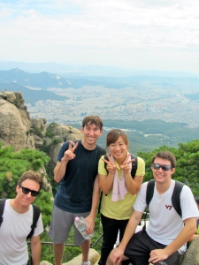 At the top of Dobongsan